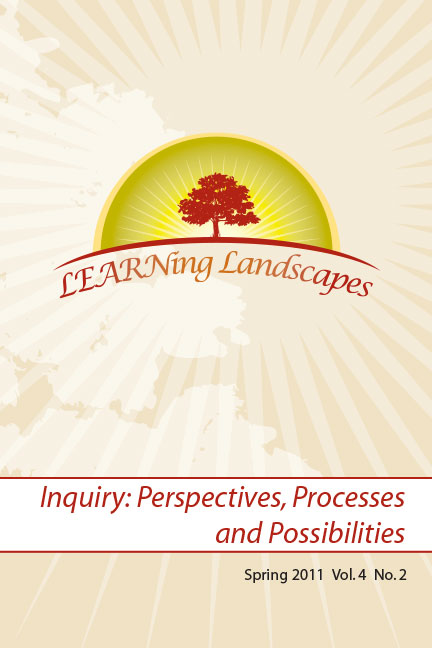 Settings Vol 4 No 2 (2011): Inquiry: Perspectives, Processes and Possibilities