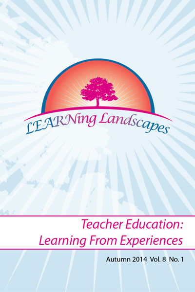 Settings Vol 8 No 1 (2014): Teacher Education: Learning From Experiences